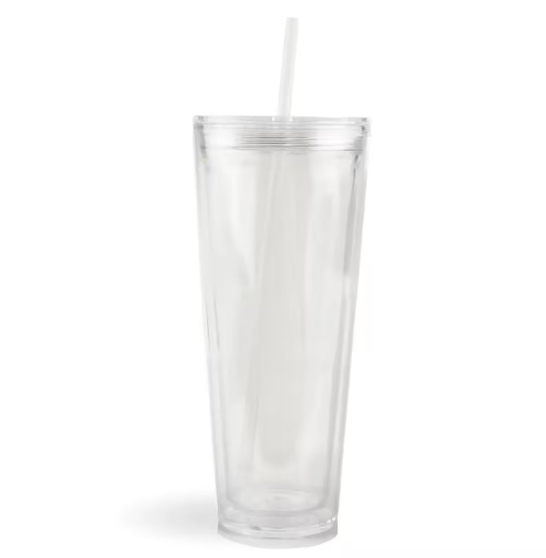 24oz snowglobe tumbler